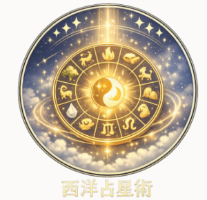 占術・西洋占星術のイメージイラスト